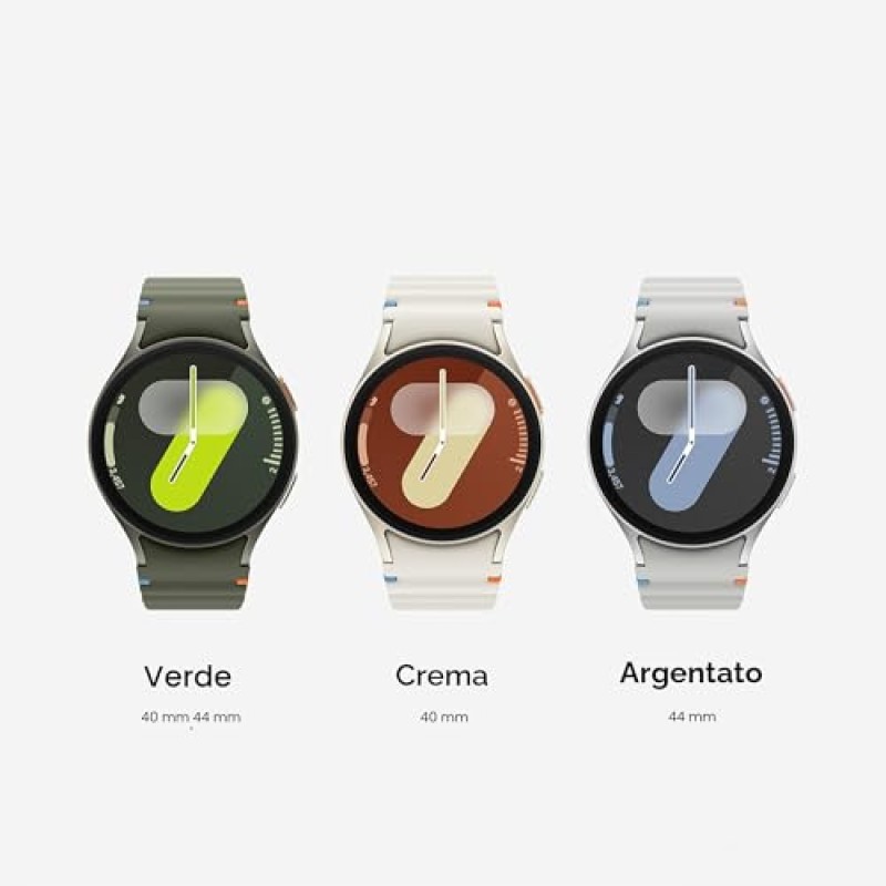 Samsung Galaxy Watch7 Smartwatch Galaxy AI, Analisi del Sonno, Controllo con doppio avvicinamento di dita, Batteria a lunga durata, GPS, BT, Ghiera Touch in Alluminio 44mm Green [Versione italiana] - 44 mm Green