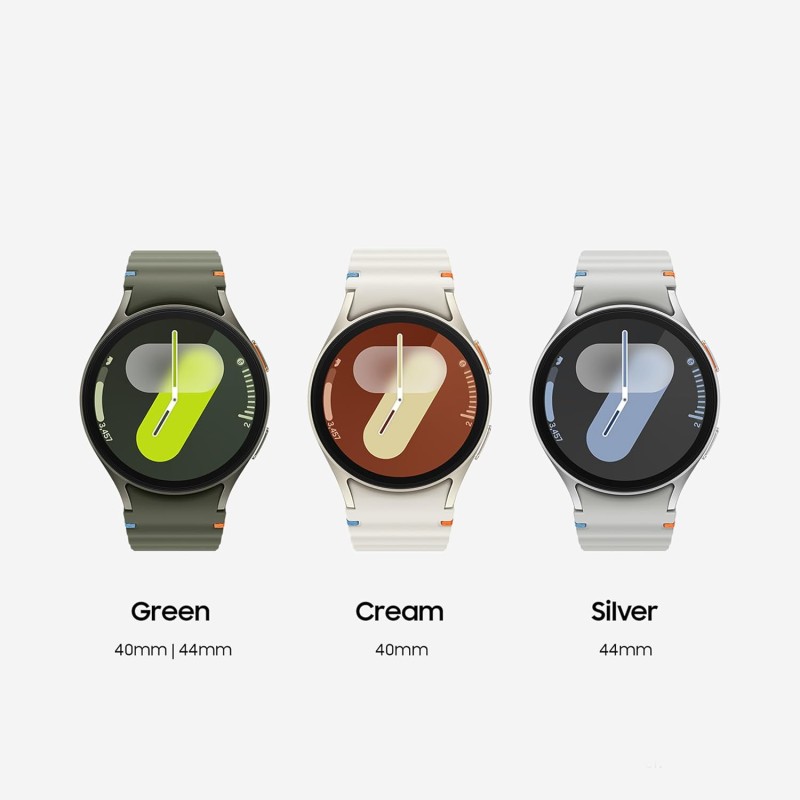 Samsung Galaxy Watch7 Smartwatch Galaxy AI, Analisi del Sonno, Controllo con doppio avvicinamento di dita, Batteria a lunga durata, GPS, BT, Ghiera Touch in Alluminio 40mm Green [Versione italiana] - 40 mm Green