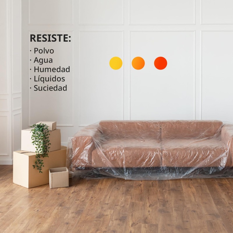 Pellicola Trasparente per Imballaggio, Plastica per Imballaggio Traslochi, Pellicola Trasparente Protettiva, Pellicola Imballaggio Mobili, Scatole Cartone Trasloco e Oggetti - Ofituria (1pz - Basic) - 1 unitá - Basic Pellicola Trasparente per Imballaggio, Plastica per Imballaggio Traslochi, Pellicola Trasparente Protettiva, Pellicola Imballaggio Mobili, Scatole Cartone Trasloco e Oggetti - Ofituria (1pz - Basic) - 1 unitá - Basic