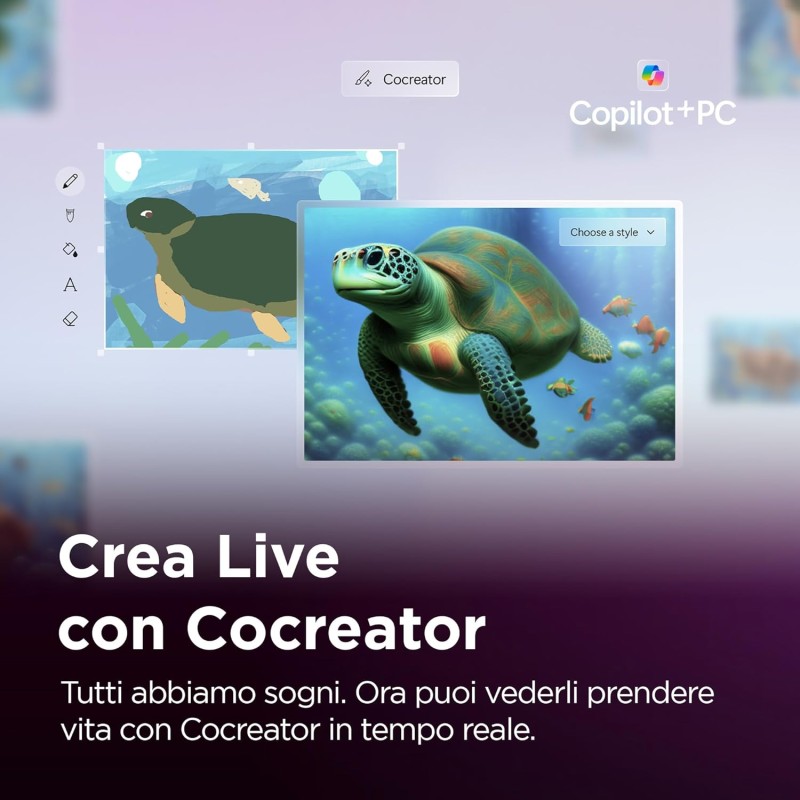 Lenovo Yoga Slim 7x Notebook AI, Display Touch 14.5" 3K OLED (2944x1840) 90Hz, Processore Qualcomm Snapdragon X Elite, RAM 16GB, 1TB SSD, Windows 11 Home Copilot+ PC, WiFi 7 - Blu, Esclusiva Amazon - 14" Touch | RAM 16GB | 1TB SSD