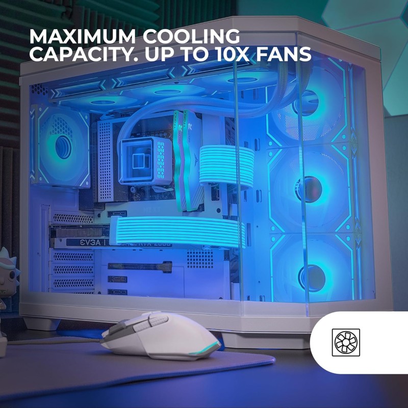 Mars Gaming MC-3TCORE, Gaming Custom ATX, Tripla Finestra Vetro Temperato Rimovibile, Doppia Fotocamera, Backplane Compatibile con Connettore Inverso Semitower, Supporto Raffreddamento Liquido, Bianco Mars Gaming MC-3TCORE, Gaming Custom ATX, Tripla Finestra Vetro Temperato Rimovibile, Doppia Fotocamera, Backplane Compatibile con Connettore Inverso Semitower, Supporto Raffreddamento Liquido, Bianco