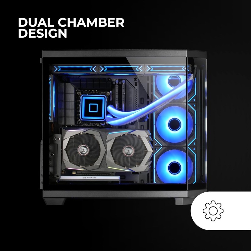 Mars Gaming MC-3TCORE, Gaming Custom ATX, Tripla Finestra Vetro Temperato Rimovibile, Doppia Fotocamera, Backplane Compatibile con Connettore Inverso Semitower, Supporto Raffreddamento Liquido, Nero Mars Gaming MC-3TCORE, Gaming Custom ATX, Tripla Finestra Vetro Temperato Rimovibile, Doppia Fotocamera, Backplane Compatibile con Connettore Inverso Semitower, Supporto Raffreddamento Liquido, Nero