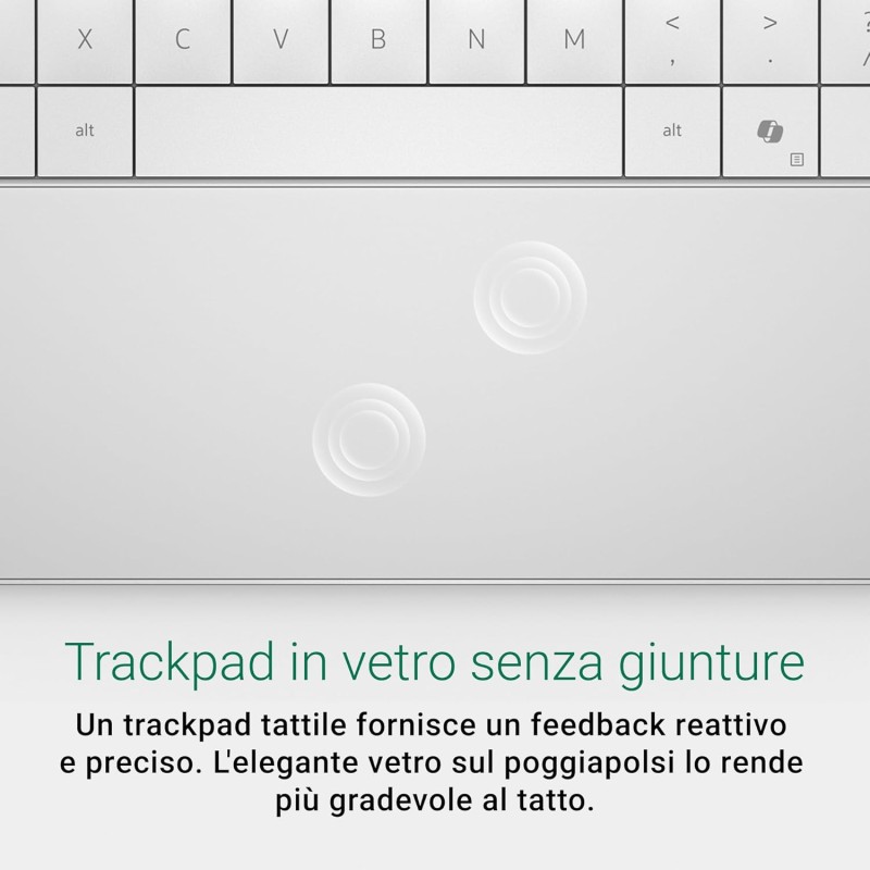 Dell XPS 13 9345 Copilot+ Portatile 13,4" FHD+ touch-screen, Snapdragon X Elite, Qualcomm Adreno, 16 GB Memoria, 512 GB SSD, Windows 11 Home, Tastiera retroilluminata con Copilot, italiano, Platinium - 512GB SSD