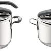 Lagostina Briosa LagoeasyUp Pentola a Pressione in Acciaio Inox 18/10 con Apertura Facile & Irradial Control Lagoeasy'UP Pentola a Pressione 5 L in Acciaio - 7L