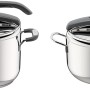 Lagostina Briosa LagoeasyUp Pentola a Pressione in Acciaio Inox 18/10 con Apertura Facile & Irradial Control Lagoeasy'UP Pentola a Pressione 5 L in Acciaio - 7L