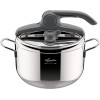 Lagostina Briosa LagoeasyUp Pentola a Pressione in Acciaio Inox 18/10 con Apertura Facile & Irradial Control Lagoeasy'UP Pentola a Pressione 5 L in Acciaio - 5L