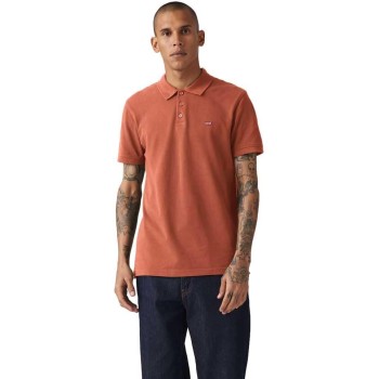 Levi's Housemark Polo T-Shirt Uomo - S Etruscan Red Pique