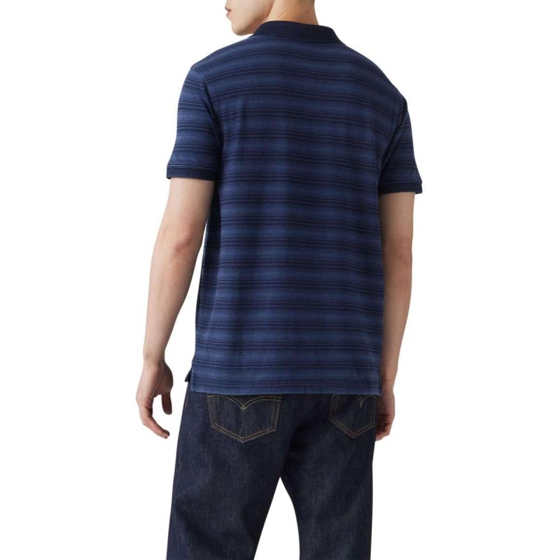 Levi's Housemark Polo T-Shirt Uomo - S Rayn Stripe Dark Indigo Pique Levi's Housemark Polo T-Shirt Uomo - S Rayn Stripe Dark Indigo Pique