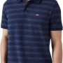 Levi's Housemark Polo T-Shirt Uomo - S Rayn Stripe Dark Indigo Pique