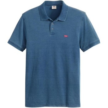 Levi's Housemark Polo T-Shirt Uomo - S True Indigo Mid Indigo Pique Levi's Housemark Polo T-Shirt Uomo - S True Indigo Mid Indigo Pique