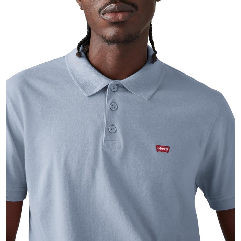 Levi's Housemark Polo T-Shirt Uomo - S Cliff Pique Levi's Housemark Polo T-Shirt Uomo - S Cliff Pique