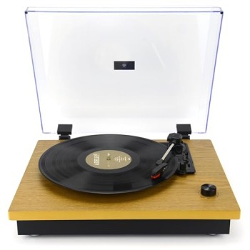 Majestic TT 53 - Giradischi vintage 33/45/78 Giri, wireless audio, Ingresso USB, altoparlanti incorporati, uscita RCA, wooden - marrone