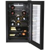 Candy DiVino CWC 021 M/NF Cantinetta Vino, 21 Bottiglie, App hOn con Tecnologia Vivino, Ripiani cromati, 39 dB, Classe G, 40x55x70 cm, Nero [Classe di efficienza energetica G]