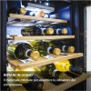 Candy DiVino CWC 021 M/NF Cantinetta Vino, 21 Bottiglie, App hOn con Tecnologia Vivino, Ripiani cromati, 39 dB, Classe G, 40x55x70 cm, Nero [Classe di efficienza energetica G]