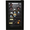 Candy DiVino CWC 021 M/NF Cantinetta Vino, 21 Bottiglie, App hOn con Tecnologia Vivino, Ripiani cromati, 39 dB, Classe G, 40x55x70 cm, Nero [Classe di efficienza energetica G]