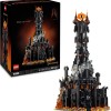 LEGO Icons The Lord of the Rings: Barad-dûr Fortress and Tower of Sauron Model Building with Functions and Characters such as Frodo, Sam and Gollum, Gift Idea for Men, Women and Adult Fans 10333