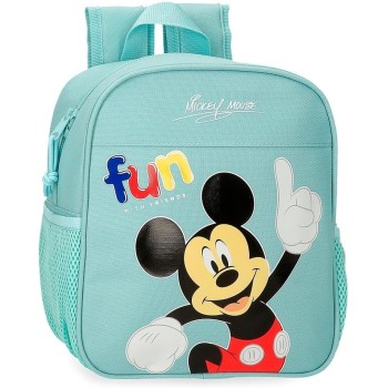 Disney Zaino per bambini, zaino scolastico, in poliestere, tasche laterali, spallacci larghi regolabili, maniglia superiore per appenderlo, con targhetta identificativa per il nome, sistema Magic Fix. - Friends Disney Zaino per bambini, zaino scolastico, in poliestere, tasche laterali, spallacci larghi regolabili, maniglia superiore per appenderlo, con targhetta identificativa per il nome, sistema Magic Fix. - Friends