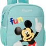 Disney Zaino per bambini, zaino scolastico, in poliestere, tasche laterali, spallacci larghi regolabili, maniglia superiore per appenderlo, con targhetta identificativa per il nome, sistema Magic Fix. - Friends