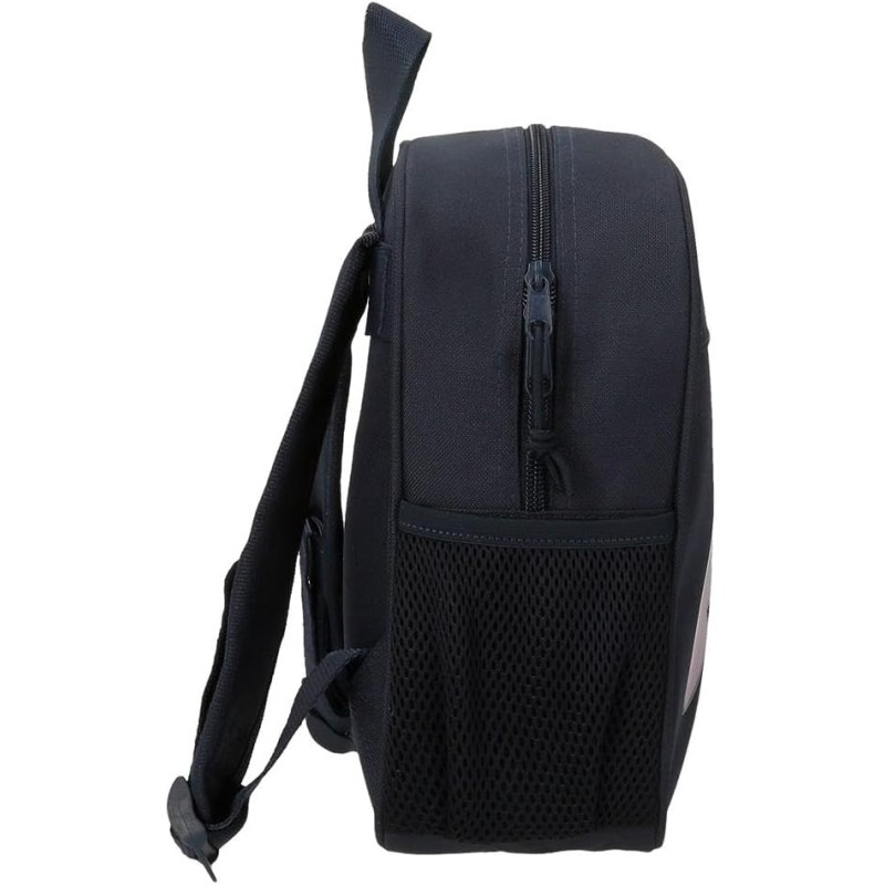 Disney Zaino per bambini, zaino scolastico, in poliestere, tasche laterali, spallacci larghi regolabili, maniglia superiore per appenderlo, con targhetta identificativa per il nome, sistema Magic Fix. - Excited