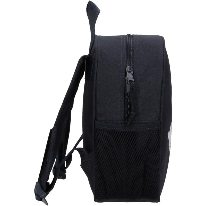 Disney Zaino per bambini, zaino scolastico, in poliestere, tasche laterali, spallacci larghi regolabili, maniglia superiore per appenderlo, con targhetta identificativa per il nome, sistema Magic Fix. - Cheerlful