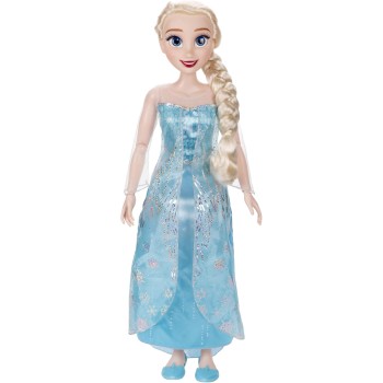 Frozen – bambola alta 80 cm di Elsa con accessori, una compagna di gioco perfetta, completamente articolata, sta anche in piedi da sola!