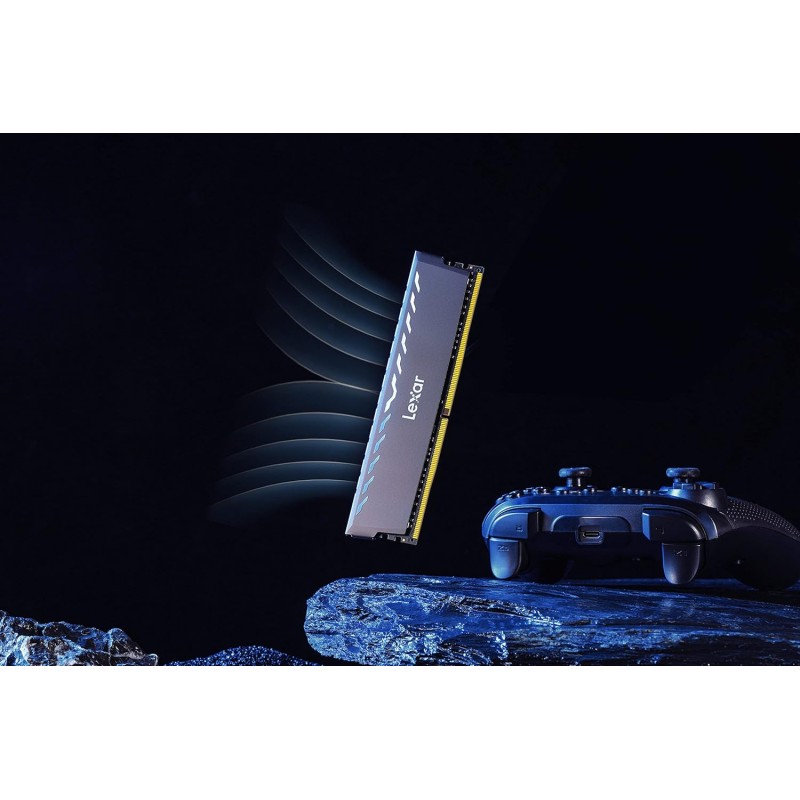 Lexar THOR DDR4 RAM 8GB 3200MHz, Memoria desktop UDIMM DRAM 288-Pin, PC Memoria ad alte prestazioni CL16 per Intel XMP 2.0, Memoria interna per PC/computer, CL16-20-20-40, 1.35V(LD4BU008G-R3200GSXG) - 8GB Single Lexar THOR DDR4 RAM 8GB 3200MHz, Memoria desktop UDIMM DRAM 288-Pin, PC Memoria ad alte prestazioni CL16 per Intel XMP 2.0, Memoria interna per PC/computer, CL16-20-20-40, 1.35V(LD4BU008G-R3200GSXG) - 8GB Single