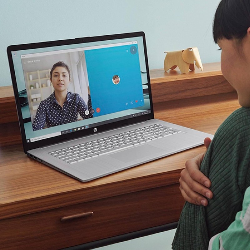 HP Laptop 17-cp3001sl, AMD Ryzen 7-7730U, RAM 16GB, SSD 512GB, Scheda Grafica Integrata, Display 17.3” FHD IPS 300 Nits, Antiriflesso, Wi-Fi 6, Privacy Cam 720p TNR, Windows 11, Argento - 17" HP Laptop 17-cp3001sl, AMD Ryzen 7-7730U, RAM 16GB, SSD 512GB, Scheda Grafica Integrata, Display 17.3” FHD IPS 300 Nits, Antiriflesso, Wi-Fi 6, Privacy Cam 720p TNR, Windows 11, Argento - 17"