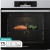 Hisense BI64213E4PX, Forno Multifunzione Termoventilato, Cavità XXL 77L, Pulizia Pirolitica, 13funzioni di cottura, Funzione pizza 300°C, Cottura AirFry, Display Led, Soft closing, Guide telescopiche