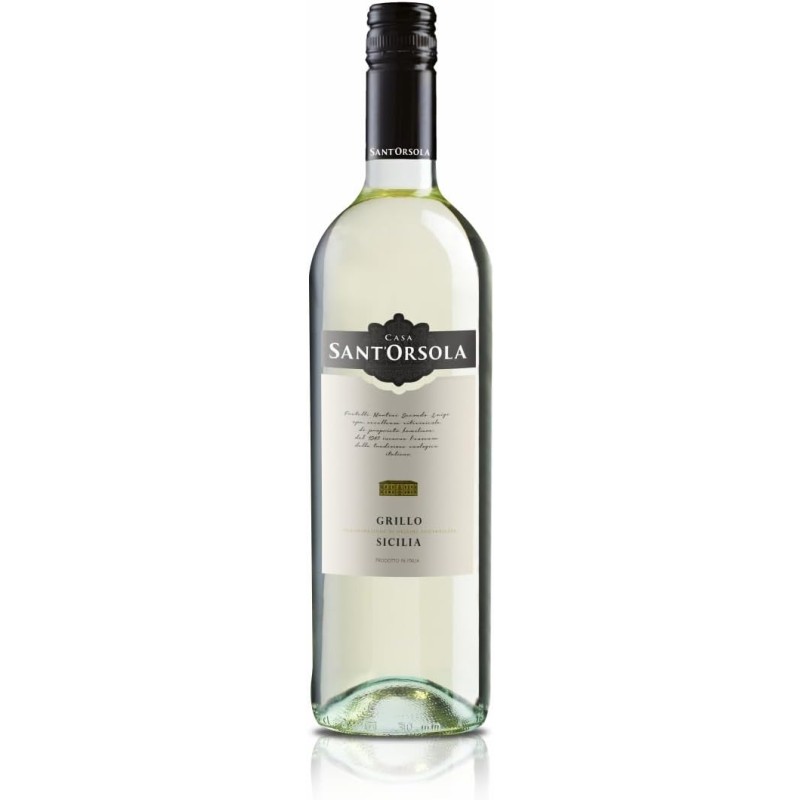 Casa Sant'Orsola - Tris di Vino Bianco e Rosso Confezione Regalo, Cataratto Pinot Grigio IGT, Grillo Terre Siciliane DOC, Nero d'Avola DOC, 3x750 ml - 3x750ml Casa Sant'Orsola - Tris di Vino Bianco e Rosso Confezione Regalo, Cataratto Pinot Grigio IGT, Grillo Terre Siciliane DOC, Nero d'Avola DOC, 3x750 ml - 3x750ml