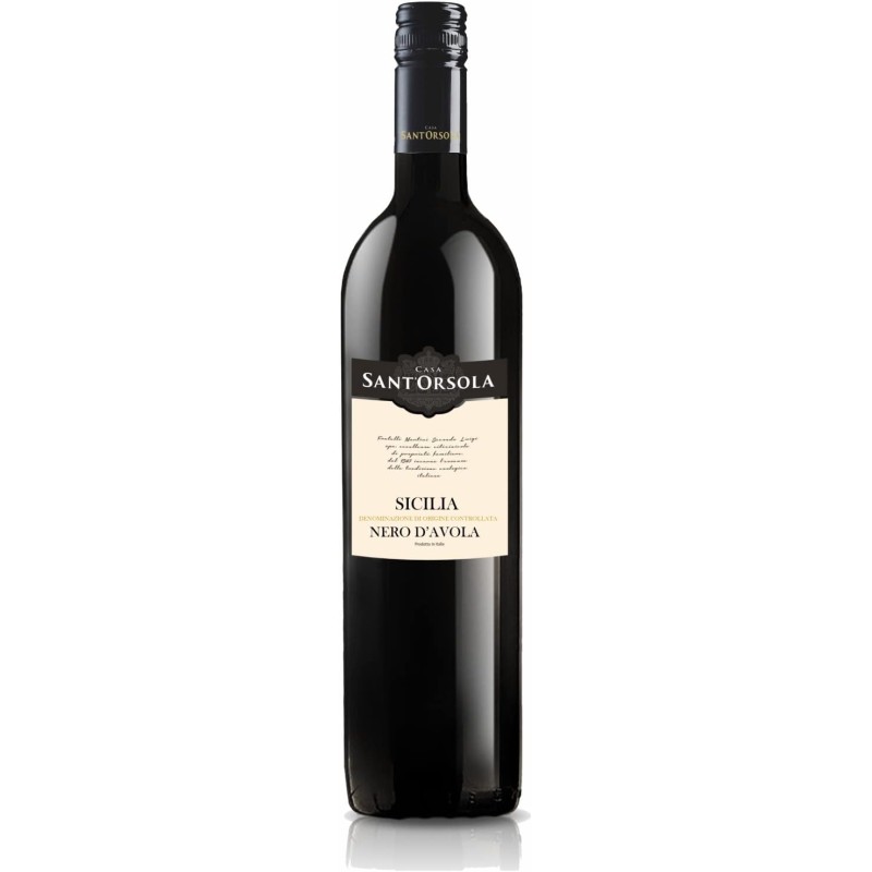 Casa Sant'Orsola - Tris di Vino Bianco e Rosso Confezione Regalo, Cataratto Pinot Grigio IGT, Grillo Terre Siciliane DOC, Nero d'Avola DOC, 3x750 ml - 3x750ml Casa Sant'Orsola - Tris di Vino Bianco e Rosso Confezione Regalo, Cataratto Pinot Grigio IGT, Grillo Terre Siciliane DOC, Nero d'Avola DOC, 3x750 ml - 3x750ml