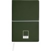 PANTONE Urban - Quaderno Appunti 13x20 con 192 Pagine a Righe, Copertina Flessibile Soft Touch ed Elastico, Block Notes con Segnalibro e Tasca Interna, Taccuino Agenda per Cancelleria e Cartoleria - Rifle Green