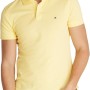 Tommy Hilfiger Uomo Maglietta Polo Maniche Corte 1985 Slim Fit - XL Giallo (Citronella)