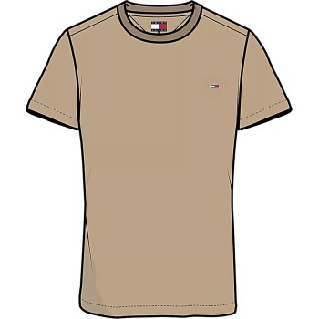 Tommy Jeans Uomo T-Shirt Maniche Corte Tjm Original Slim - XS Beige (Relic Tan) Tommy Jeans Uomo T-Shirt Maniche Corte Tjm Original Slim - XS Beige (Relic Tan)