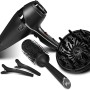 ghd Air Kit - Asciugacapelli con Kit professionale per l'asciugatura, Nero