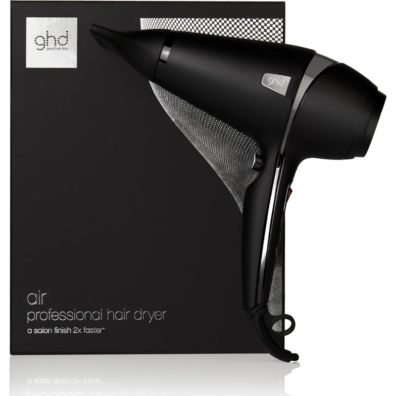 ghd Air Asciugacapelli – Motore Potente da 2.100 W, Tecnologia Ionica Avanzata, Finish Liscio da Salone