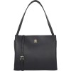 Tommy Hilfiger TH Legacy Med Satchel Aw0aw17173, Cartella Donna, Taglia Unica - Black (Black) Tommy Hilfiger TH Legacy Med Satchel Aw0aw17173, Cartella Donna, Taglia Unica - Black (Black)