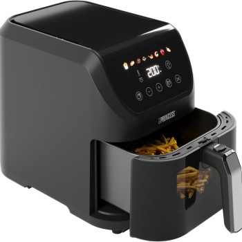 Princess Slim Airfryer 5,5 L - 1500 W - silenzioso (55 db) - salvaspazio - Senza olio - 8 programmi - Termostato regolabile - Rivestimento antiaderente - 182240 - 5.5 l