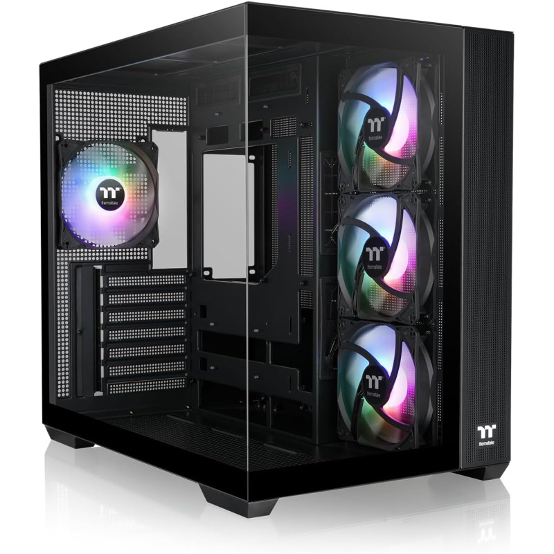 Thermaltake View 380 TG ARGB | Mid Tower Chassis | Nero - Nero