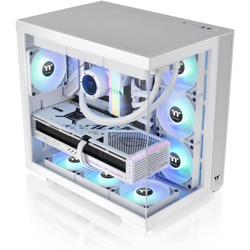 Thermaltake View 380 TG ARGB | Mid Tower Chassis | Bianco - bianco Thermaltake View 380 TG ARGB | Mid Tower Chassis | Bianco - bianco