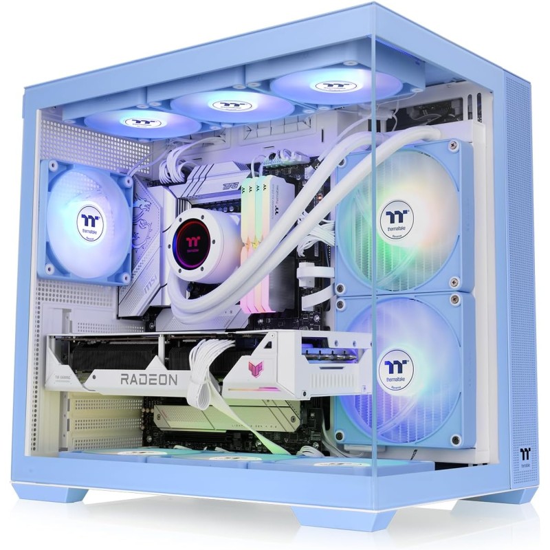 Thermaltake View 380 TG ARGB | Mid Tower Chassis | 25th Anniversary Hydrangea Blue Limited Edition Thermaltake View 380 TG ARGB | Mid Tower Chassis | 25th Anniversary Hydrangea Blue Limited Edition