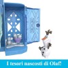 Mattel Disney Frozen - Il Palazzo di Ghiaccio di Elsa, set castello componibile ispirato al film con mini bambola e 8 accessori inclusi, giocattolo per bambini, 3+ anni, JDP63 - Blu - Palazzo Di Elsa