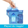 Mattel Disney Frozen - Il Palazzo di Ghiaccio di Elsa, set castello componibile ispirato al film con mini bambola e 8 accessori inclusi, giocattolo per bambini, 3+ anni, JDP63 - Blu - Palazzo Di Elsa