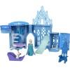 Mattel Disney Frozen - Il Palazzo di Ghiaccio di Elsa, set castello componibile ispirato al film con mini bambola e 8 accessori inclusi, giocattolo per bambini, 3+ anni, JDP63 - Blu - Palazzo Di Elsa
