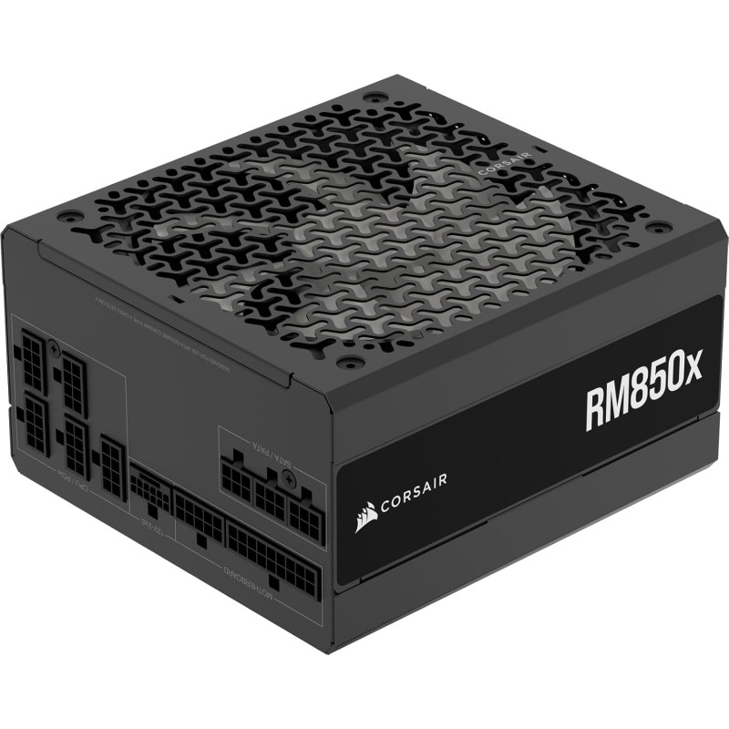 CORSAIR RM850x Alimentatore ATX Basso Rumore Completamente Modulare — Nero | Compatibile con ATX 3.1, Supporto PCIe 5.1, Efficienza Cybenetics Gold, Connettore Nativo 12V-2x6 - 850W CORSAIR RM850x Alimentatore ATX Basso Rumore Completamente Modulare — Nero | Compatibile con ATX 3.1, Supporto PCIe 5.1, Efficienza Cybenetics Gold, Connettore Nativo 12V-2x6 - 850W