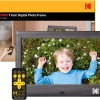 KODAK Cornice digitale da 7 pollici, cornice elettronica, schermo IPS, foto/musica/lettore video, calendario/allarme, supporto USB o scheda SD, rotazione automatica, con telecomando