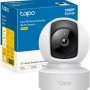 Tapo C202 Telecamera Wi-Fi Interno, Porta Ethernet, Videocamera Sorveglianza FHD, Visione Notturna, MicroSD fino a 512GB, Audio Bidirezionale, 360° Visuale, Alexa, Google, Allarme acustico e luminoso