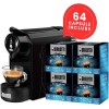 Bialetti Gioia, Macchina Caffè Espresso per Capsule in Alluminio, Incluse 64 Capsule, Fulziona Esclusivamente con Capsule, Nero - Nero