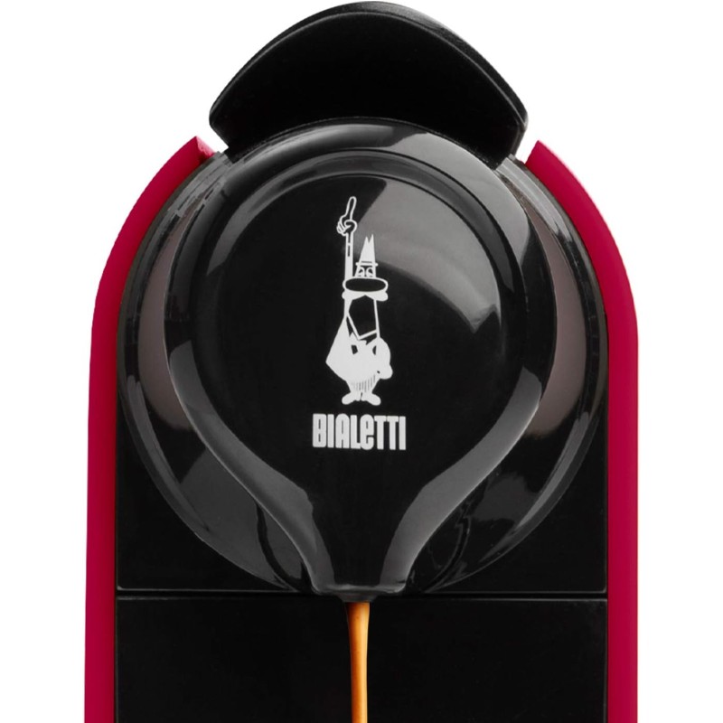 Bialetti Gioia, Macchina Caffè Espresso per Capsule in Alluminio, Incluse 64 Capsule, Funziona Esclusivamente con Capsule, Rosso - Rosso Bialetti Gioia, Macchina Caffè Espresso per Capsule in Alluminio, Incluse 64 Capsule, Funziona Esclusivamente con Capsule, Rosso - Rosso