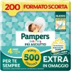 Pampers Baby Dry Maxi Size 4 (7-18kg) 200 Nappies + 500 Extra Pamper Points - Taglia 4