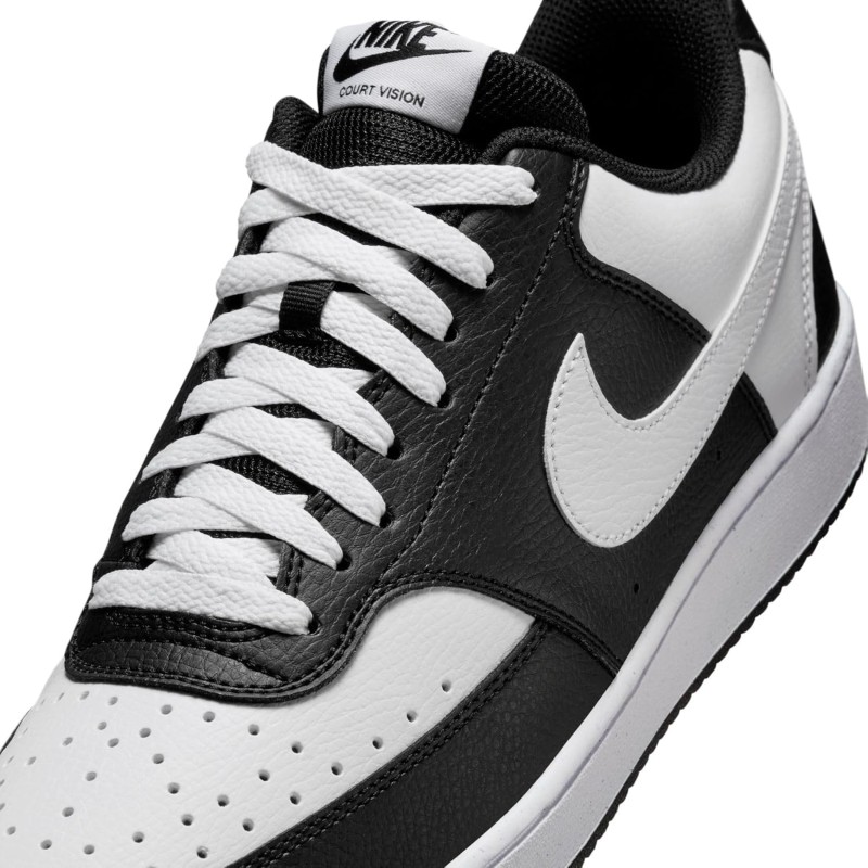 Nike Court Vision Lo, Sneaker Uomo - 43 EU Black White